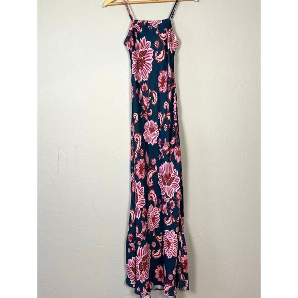 Farm Rio NWT Women's Size XS Flower Delicacy Paisley Slip Dress Y2K Retro $210 - Picture 4 of 13